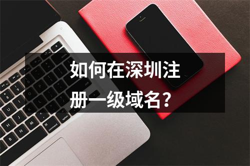 如何在深圳注册一级域名?