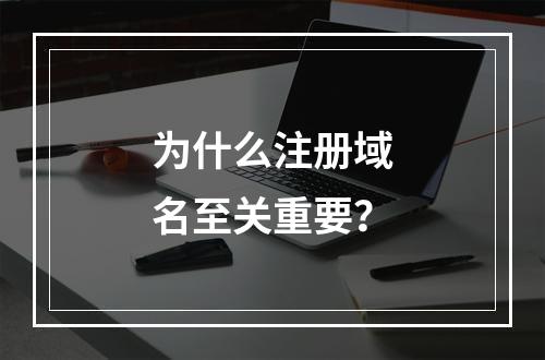 为什么注册域名至关重要?