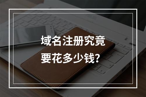 域名注册究竟要花多少钱?