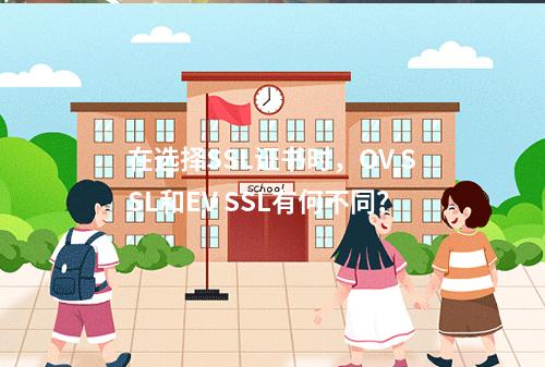 在选择SSL证书时,OV SSL和EV SSL有何不同?
