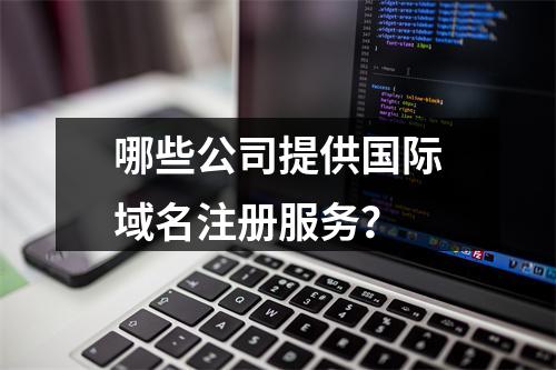 哪些公司提供国际域名注册服务?