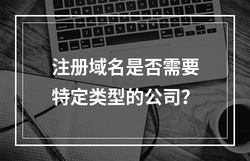 注册域名是否需要特定类型的公司?