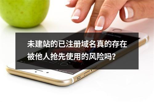 未建站的已注册域名真的存在被他人抢先使用的风险吗?