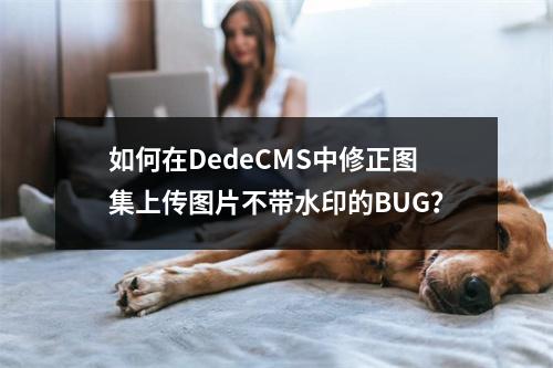 如何在DedeCMS中修正图集上传图片不带水印的BUG?