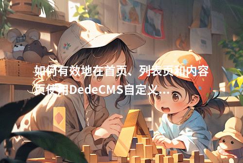 如何有效地在首页、列表页和内容页使用DedeCMS自定义内容模型的调用标签?