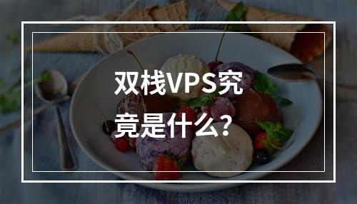 双栈VPS究竟是什么?