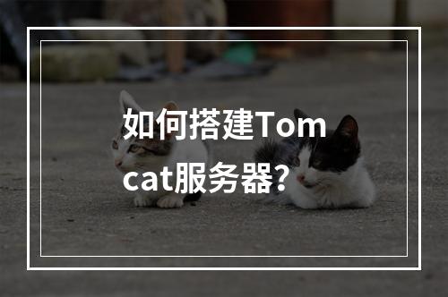 如何搭建Tomcat服务器?