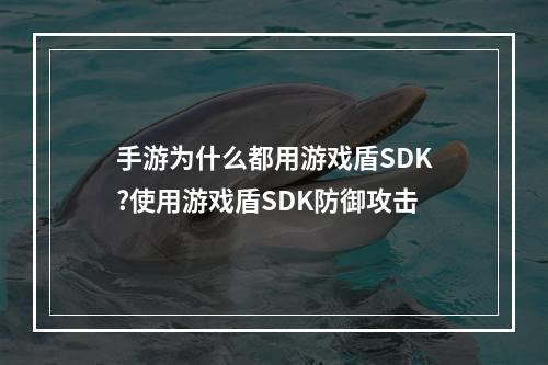 手游为什么都用游戏盾SDK?使用游戏盾SDK防御攻击
