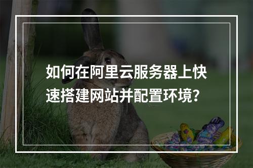 如何在阿里云服务器上快速搭建网站并配置环境？