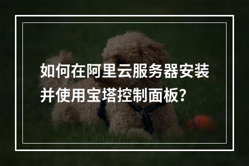 如何在阿里云服务器安装并使用宝塔控制面板？
