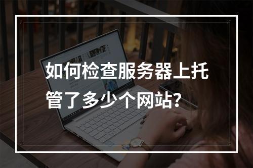 如何检查服务器上托管了多少个网站?