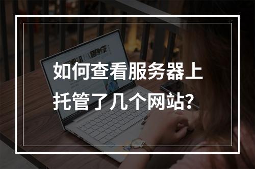 如何查看服务器上托管了几个网站?
