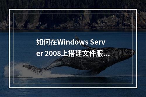 如何在Windows Server 2008上搭建文件服务器?