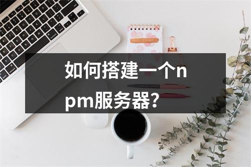 如何搭建一个npm服务器?