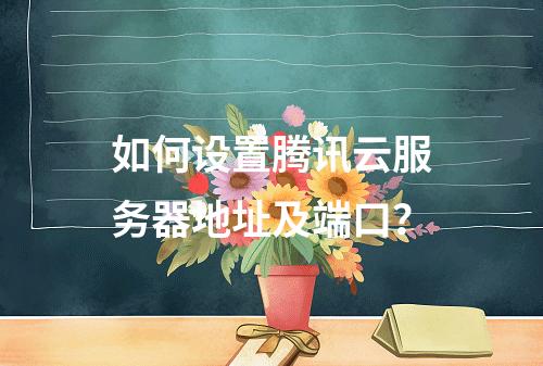 如何设置腾讯云服务器地址及端口？