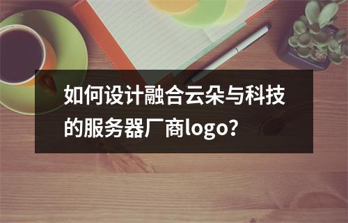 如何设计融合云朵与科技的服务器厂商logo？