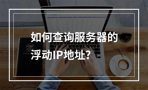 如何查询服务器的浮动IP地址?