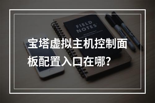 宝塔虚拟主机控制面板配置入口在哪？