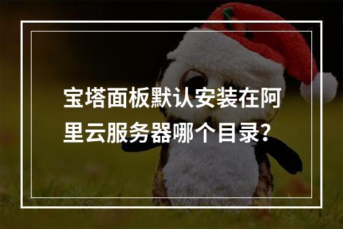 宝塔面板默认安装在阿里云服务器哪个目录？