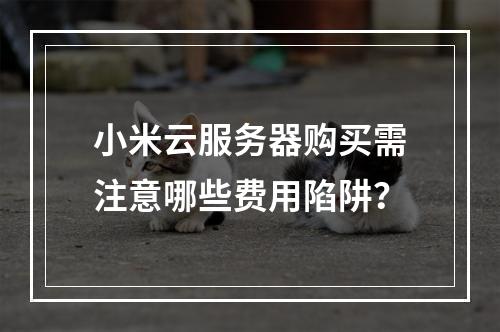 小米云服务器购买需注意哪些费用陷阱？