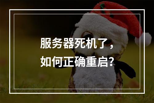 服务器死机了,如何正确重启?