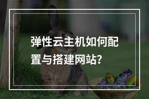 弹性云主机如何配置与搭建网站？