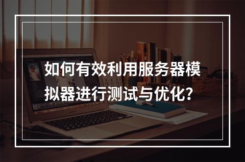 如何有效利用服务器模拟器进行测试与优化?