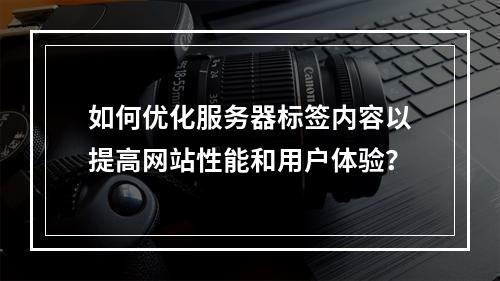 如何优化服务器标签内容以提高网站性能和用户体验?