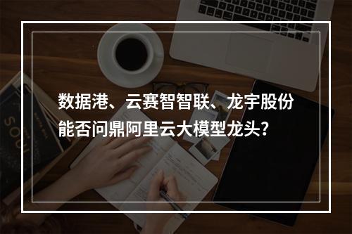 数据港、云赛智智联、龙宇股份能否问鼎阿里云大模型龙头？
