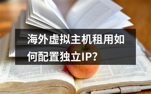 海外虚拟主机租用如何配置独立IP？