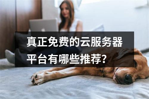 真正免费的云服务器平台有哪些推荐？