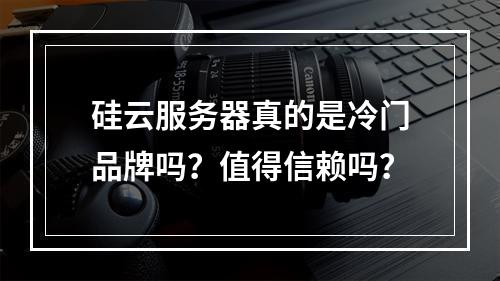 硅云服务器真的是冷门品牌吗？值得信赖吗？