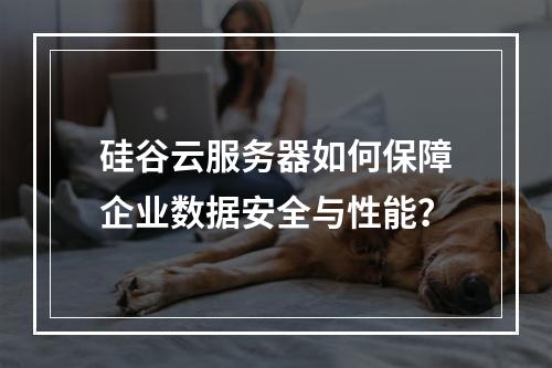 硅谷云服务器如何保障企业数据安全与性能？
