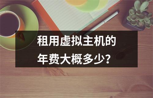 租用虚拟主机的年费大概多少？