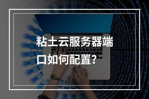 粘土云服务器端口如何配置？