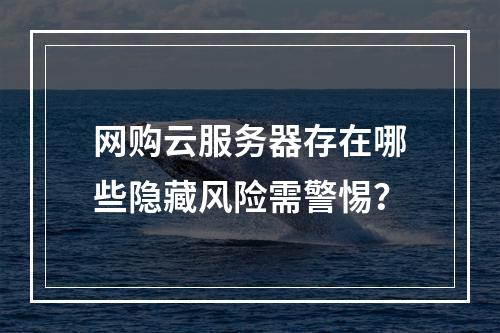 网购云服务器存在哪些隐藏风险需警惕？
