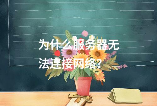 为什么服务器无法连接网络?