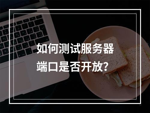 如何测试服务器端口是否开放?