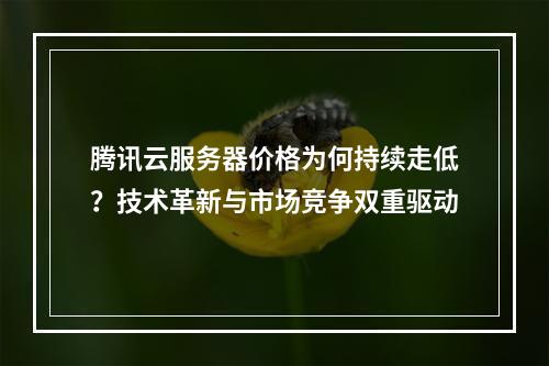 腾讯云服务器价格为何持续走低？技术革新与市场竞争双重驱动
