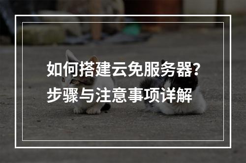 如何搭建云免服务器?步骤与注意事项详解