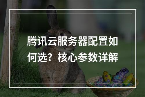腾讯云服务器配置如何选？核心参数详解