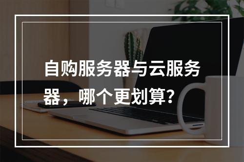 自购服务器与云服务器，哪个更划算？