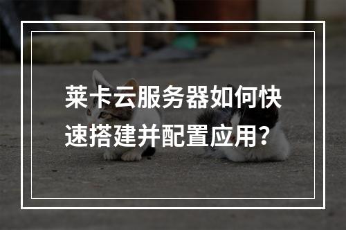 莱卡云服务器如何快速搭建并配置应用？