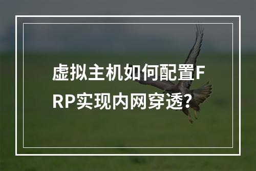 虚拟主机如何配置FRP实现内网穿透？