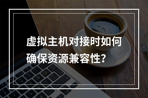 虚拟主机对接时如何确保资源兼容性？