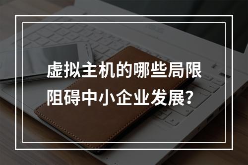 虚拟主机的哪些局限阻碍中小企业发展？