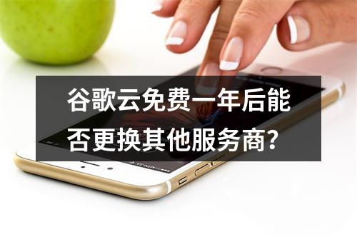 谷歌云免费一年后能否更换其他服务商？