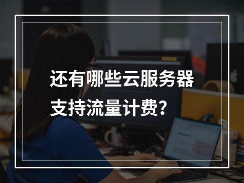 还有哪些云服务器支持流量计费？