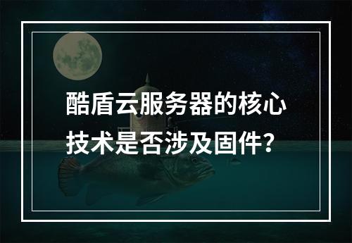 酷盾云服务器的核心技术是否涉及固件？