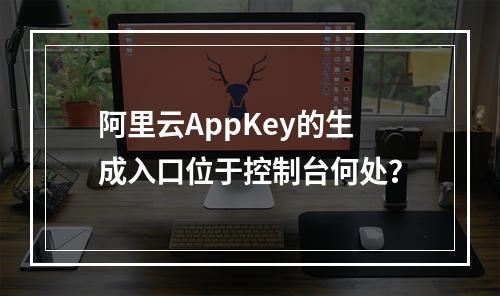 阿里云AppKey的生成入口位于控制台何处？